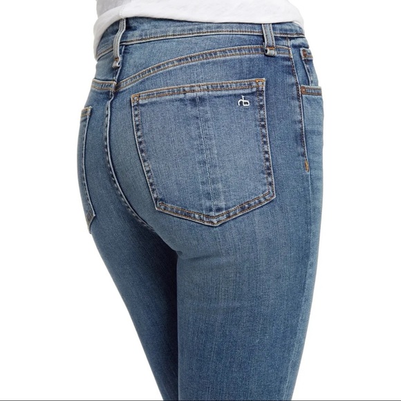 Rag & Bone Nina High Waist Ankle Skinny Jeans in Copper Hill Size 28 NWT - Picture 5 of 6